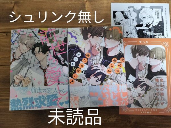 恋人の推しが俺じゃない! ずっか コミコミスタジオ特典 小冊子 前世より愛して 2冊セット セット 特典