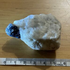 【母岩付きブルースピネル原石】パキスタン・アリバード産/深藍の輝きと結晶の魅力 鉱物 天然石 コランダム.