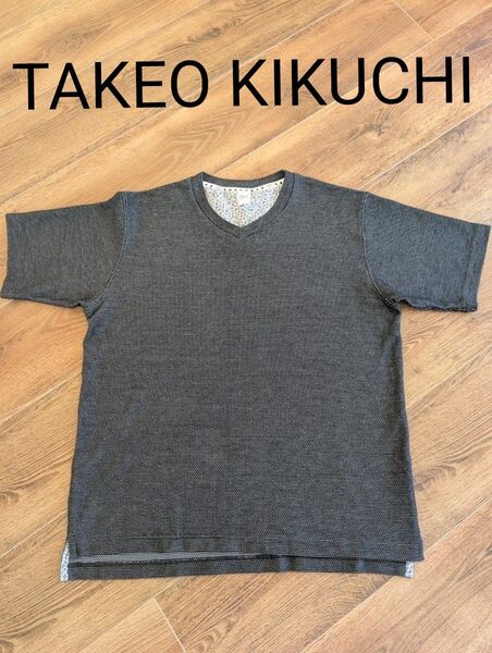 TAKEO KIKUCHI VネックTシャツ Lサイズ相当