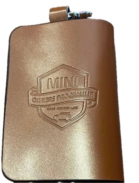 ★BMW MINI/ミニクーパー 純正 本革製 オリジナル・キーケース キーホルダー 非売品 ノベルティ★