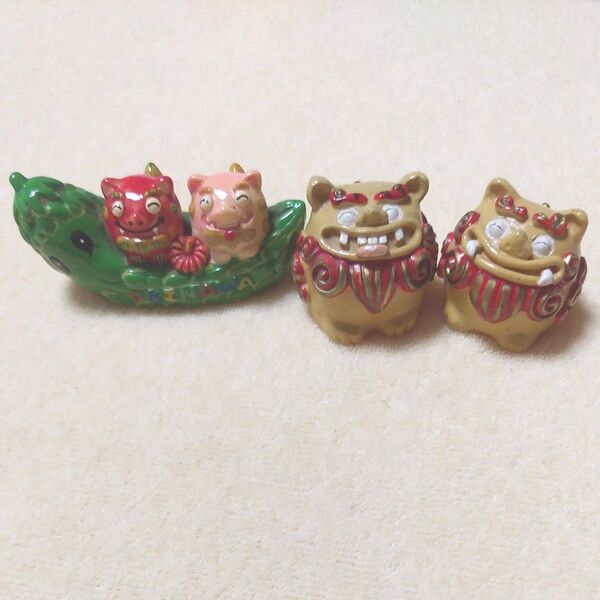置物 縁起物 ミニ シーサー