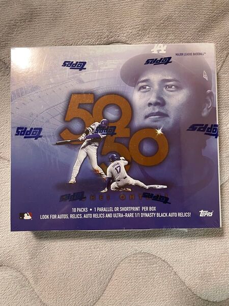 2024 Topps 50/50: Shohei Ohtani 10-Pack Box 大谷翔平 未開封 シュリンク付き