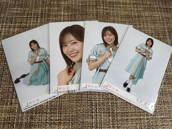 松田里奈 櫻坂46 12th Make or Break 封入生写真コンプ