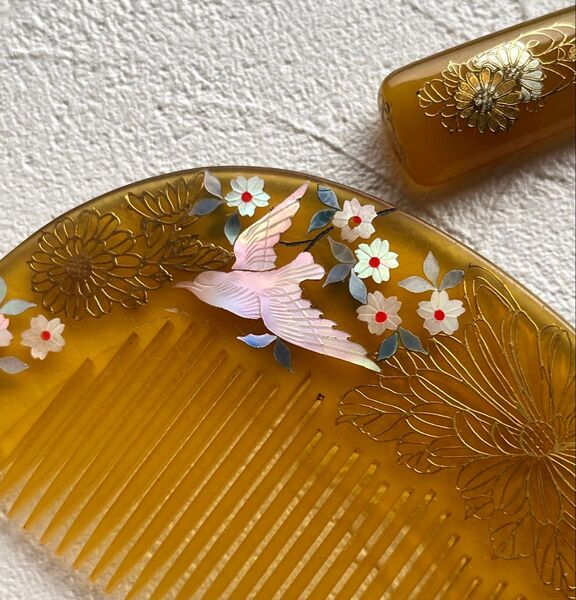 花鳥 着物 和装 和服 和装小物 和小物 日本髪 髪飾り 髪留め 髪留 簪 かんざし カンザシ 成人式 七五三 結婚式