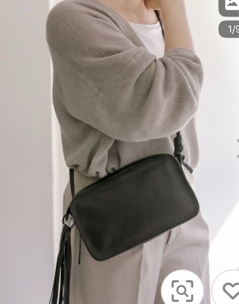 ear PAPILLONNER ショルダーバッグ ブラック