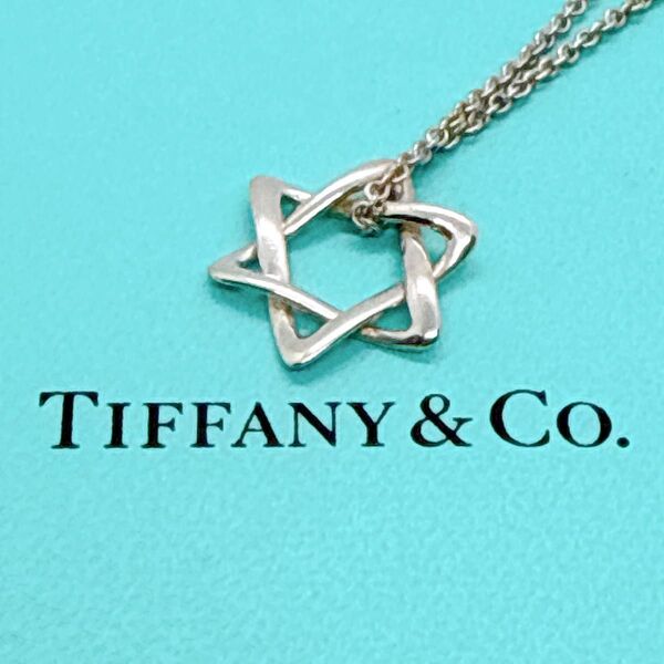 Tiffany&Co. ネックレス スター オブ ダビデ 六芒星 匿名配送 SV925 シルバー エルサペレッティ