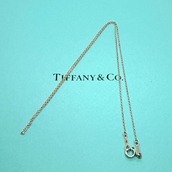 TIFFANY&Co. ネックレス チェーンのみ 約40cm 純正 ティファニー シルバー AG925 シルバー925