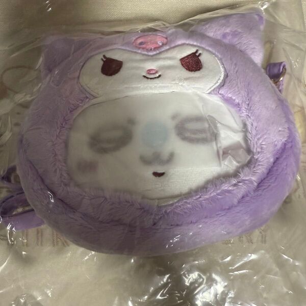 ちいかわ×サンリオコラボ ポシェット ちいかわ クロミ モモンガ