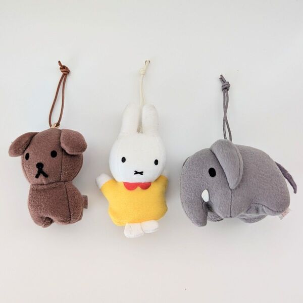 ミッフィー 指人形 フィンガーパペット 3点セットマスコット miffy ブルーナ dick bruna フェルト ぬいぐるみ