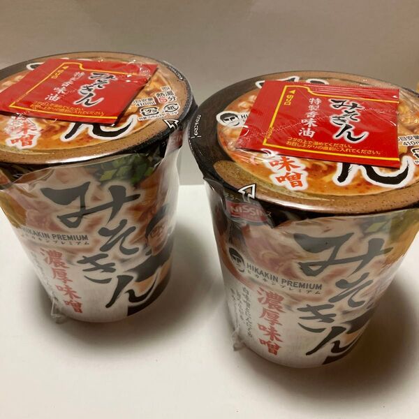 みそきん カップラーメン 2個