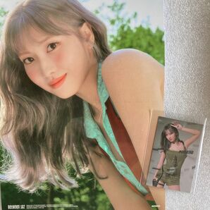455♪TWICE モモ ミニポスター&カード