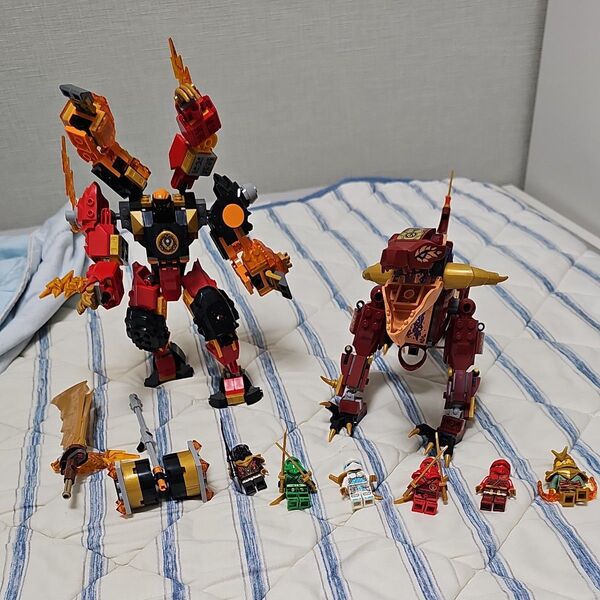 LEGO ニンジャゴー カイのファイヤーメカとファイヤードラゴン 71753(改装品)