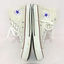 【90s USA製 CONVERSE ALL STAR ハイカットスニーカー】コンバース オールスター ビンテージ 生成り 9 80s 70s 60s 27.5 ct70_画像4