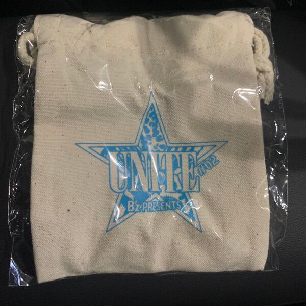 B’z UNITE #02 ミニ巾着 白