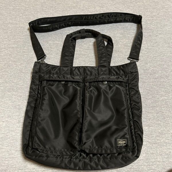 PORTER TANKER タンカー ポーター トートバッグ 吉田カバン 黒 ブラック美品