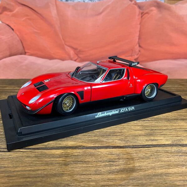 1/18 京商 ランボルギーニイオタ SVR 赤 修復箇所有り ミニカー 旧車 スーパーカー