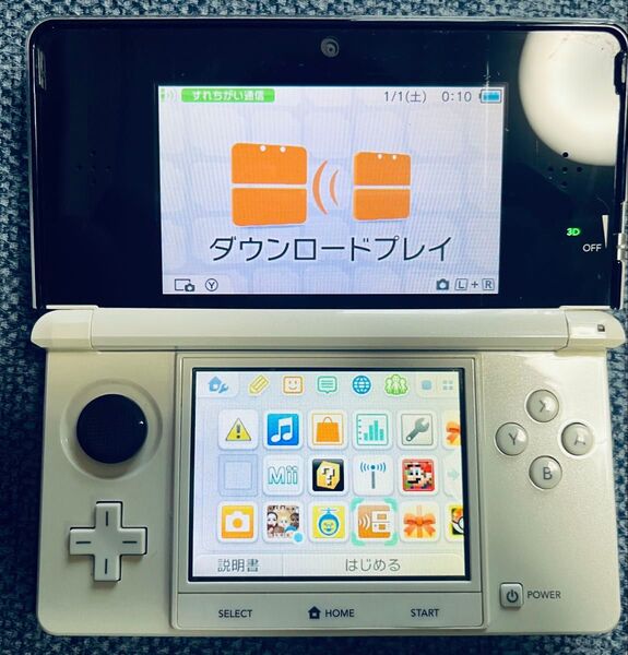 ニンテンドー3DS 本体 ホワイト 動作確認済