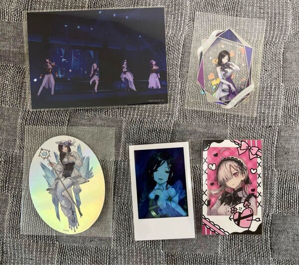 【にじさんじ】白雪巴 歌謡祭 健屋花那 チェキ風カード ブロマイド 7th