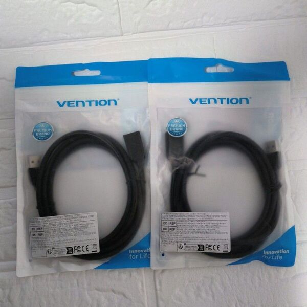 VENTION USB3.0延長ケーブル 1.5m 2個セット