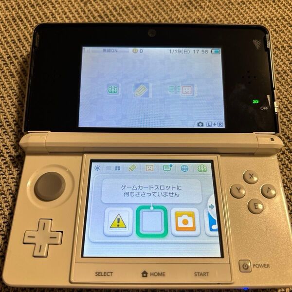 ニンテンドー3DS 本体 ホワイト ジャンク