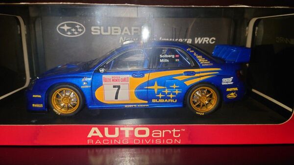 オートアート スバル インプレッサ WRX autoart SUBARU impreza WRC #7 1/18