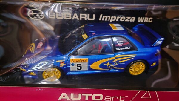 オートアート スバル インプレッサ WRX autoart SUBARU impreza WRC #5 1/18