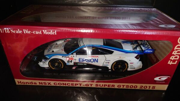 EBBRO 1/18 HONDA NSX SUPER GT #64 Epson 1/18