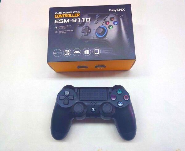 PS4 デュアルショック4 ワイヤレス コントローラー ESM 9110 Switch Android PC PS3