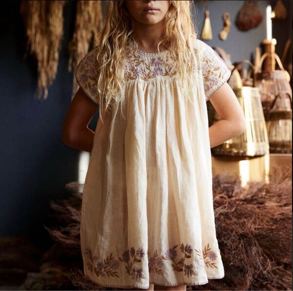 apolina MTO Stevie Dress - Magnolia 2-3Y