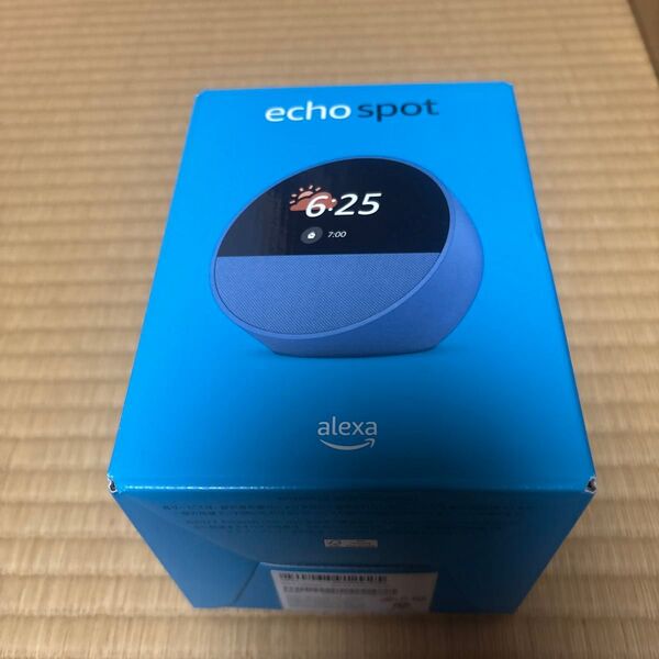 スマートアラームクロック with Alexa Echo Spot(2024年発売)B0C2S4D67B オーシャンブルー