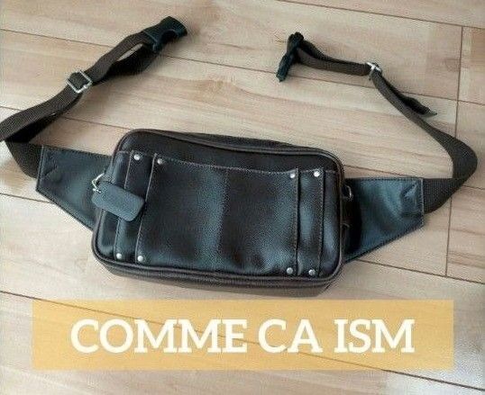 【値下げ 美品】COMME CA ISMコムサイズム ボディバッグ/ウエストバック