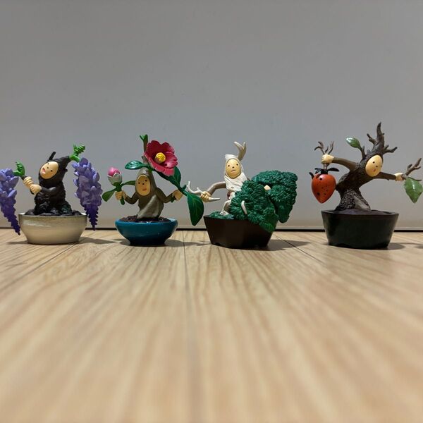 全4種セット 「パンダの穴 盆悩2」 タカラトミー 盆栽 ガチャ ガチャガチャ カプセルトイ ミニフィギュア
