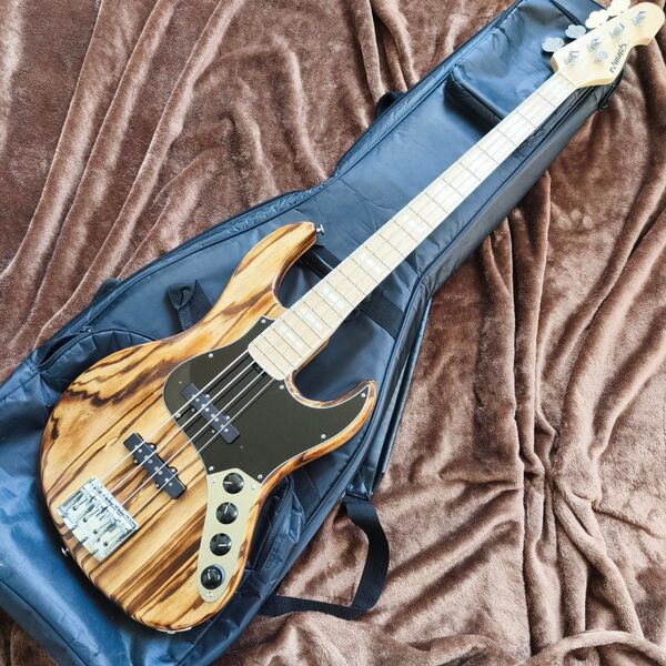 送料無料 EDWARDS AMAZE-AS-4/M エドワーズ BASS ベース 4弦 エレキベース アッシュ 裏通し アクティブ
