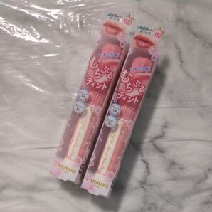 クーポンで200円引き! 新品未使用 CANMAKE キャンメイク むちぷるティント 02 モモ