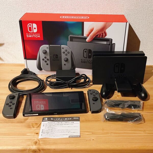 Nintendo Switch 本体 グレー アップデート 初期化済