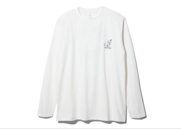 ホワイト L Tシャツ 長袖 ロンT 長袖Tシャツ 白 スノーピーク SNOWPEAK アウトドア キャンプ
