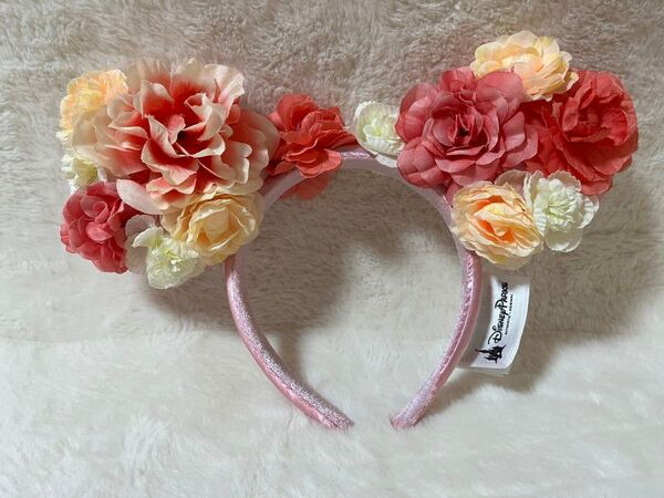ディズニー カチューシャ 花