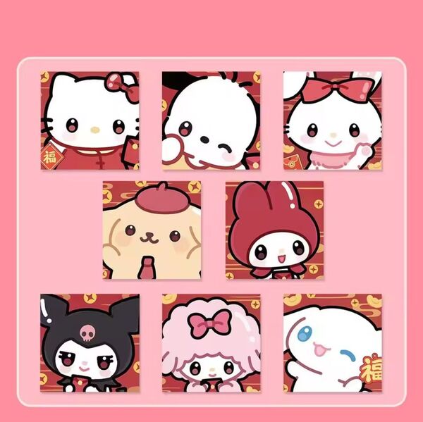 No.284 サンリオ キャラクター シール 110枚