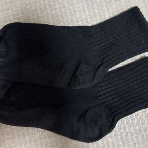 ソックス 靴下 黒 ショートソックス+猫柄ソックス