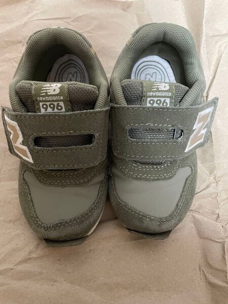 ★New Balance 996★ベビーシューズ カーキ 14.5cm