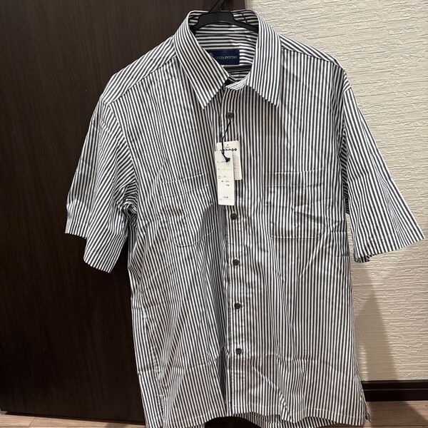 《新品タグ付き》 半袖シャツ メンズ LL 綿100%