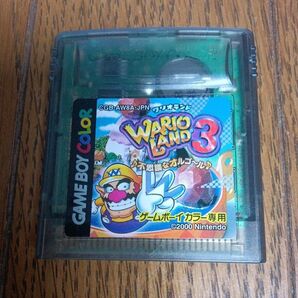 ゲームボーイカラーソフト ワリオランド3 不思議のオルゴール 中古品 ソフトのみ 起動確認済み