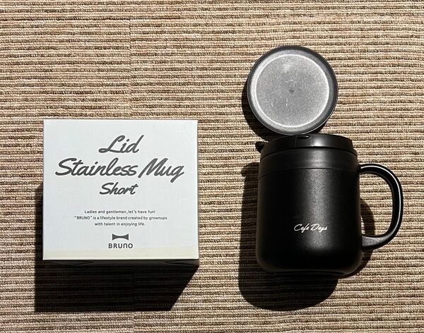 【新品未使用&美品】使い勝手の良くお洒落で可愛いBRUNO蓋つきステンレスマグ&3WAYステンレスマグカップ