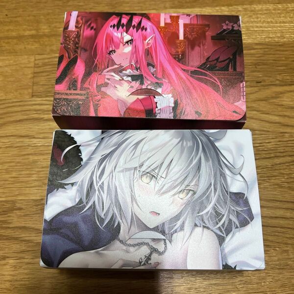 デュアルデッキケース FGO Fate 妖精騎士トリスタン バーヴァンシー ジャンヌ・ダルク・オルタ フレシア 美品