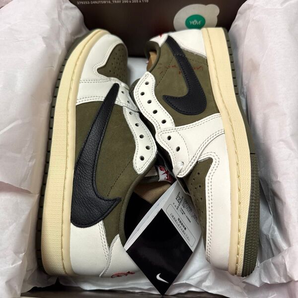 NIKE AIR JORDAN 1 LOW TRAVIS SCOTT OLIVE