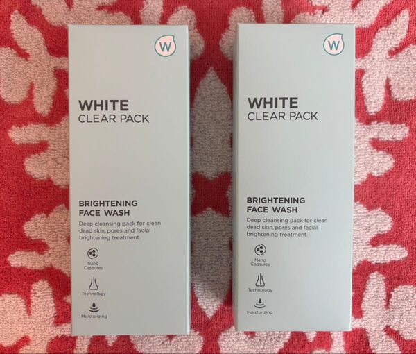 *新品・未開封*薬用W・ホワイトクリアパック60g×2【医薬部外品】