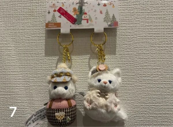 7【上海ディズニー限定】オルメル&リーナベルゆきだるまキーチェーン(写真の子)