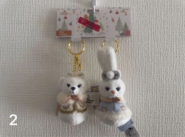 2【上海ディズニー限定】シェリーメイ&ステラルーゆきだるまキーチェーン(写真の子)