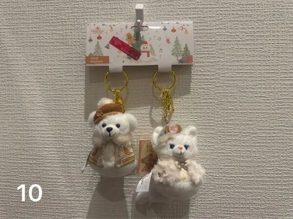 10【上海ディズニー限定】ダッフィー&リーナベルゆきだるまキーチェーン(写真の子)