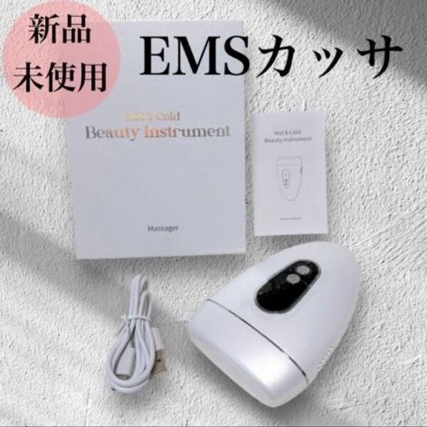 EMSカッサ 美顔器 新品未使用 リフトアップ しわ対策 ハリ 顔痩せ フェイスケア